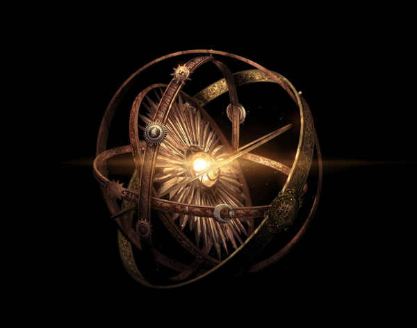 Женщина в потоке энергии