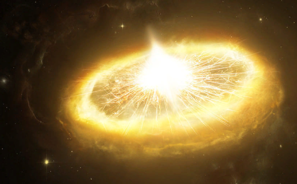 Вспышка сверхновой звезды