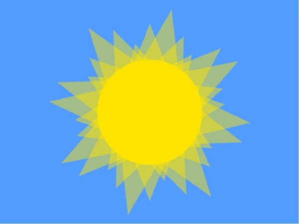 Движущее солнце