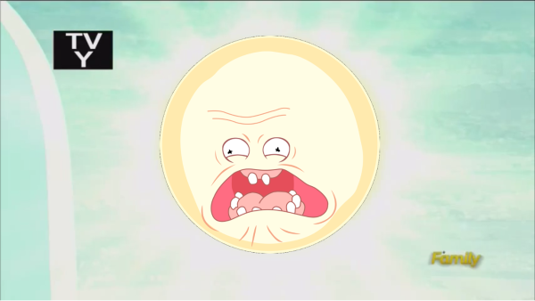 Рик и Морти кричащее солнце