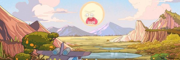 Орущее солнце Рик и Морти