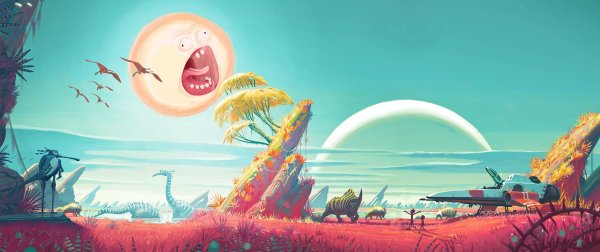 Рик и Морти кричащее солнце