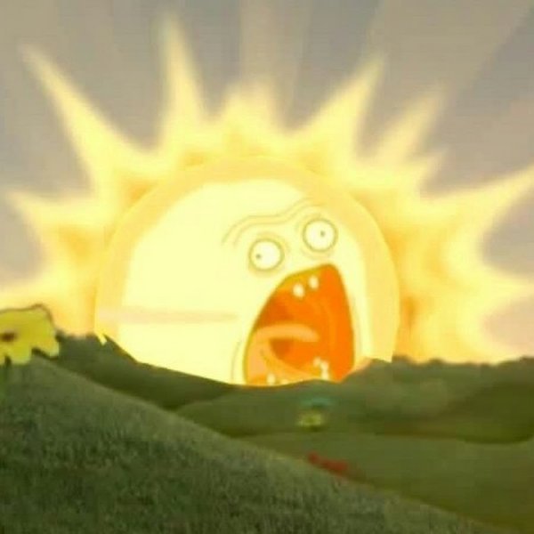 Рик и Морти кричащее солнце