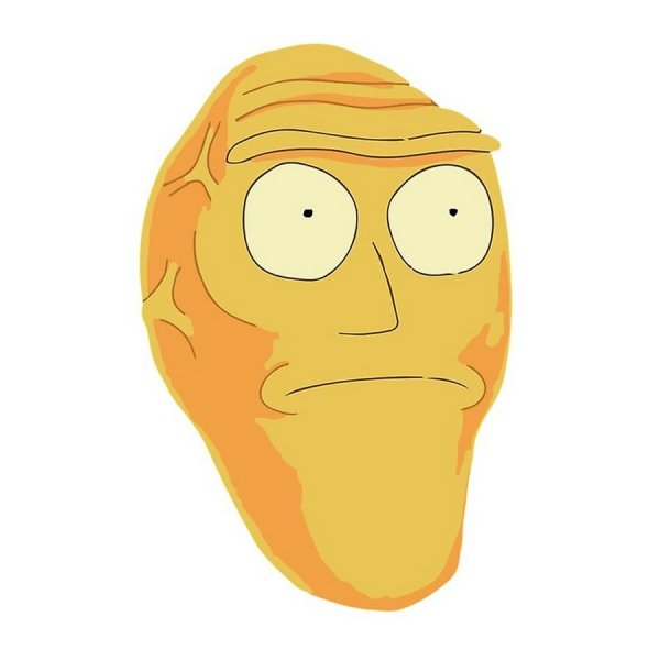 Рик и Морти Планета с орущим солнцем