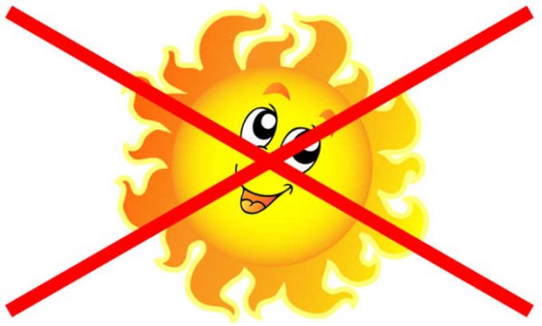 Солнышко зачеркнуто