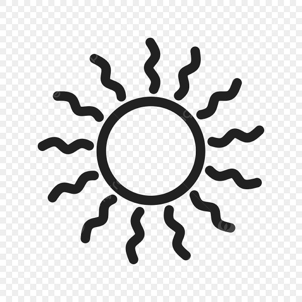 Солнце пиктограмма