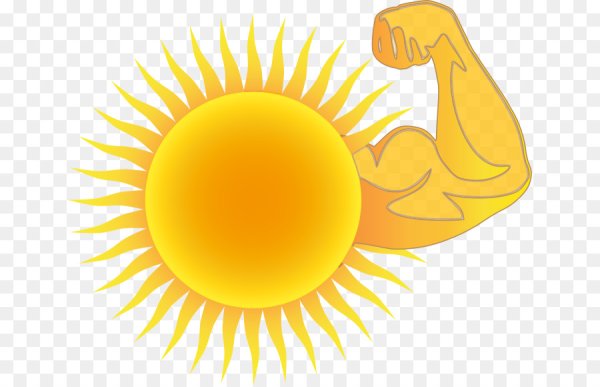Солнышко мультяшное