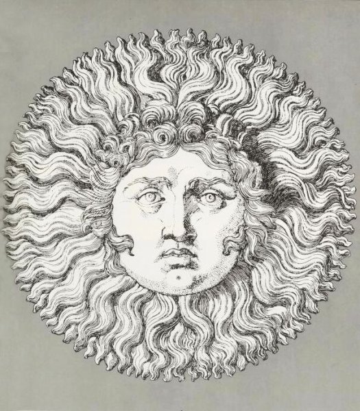 Солнце эскиз