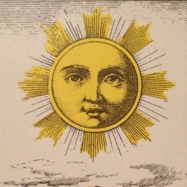 Гравюра заката