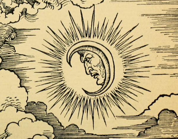 Солнце и Луна гравюра