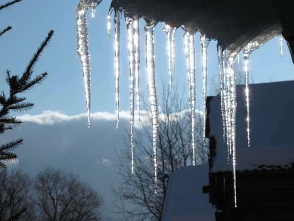 Сосульки гиф