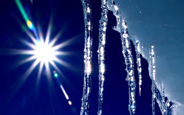 Весенняя капель с крыш