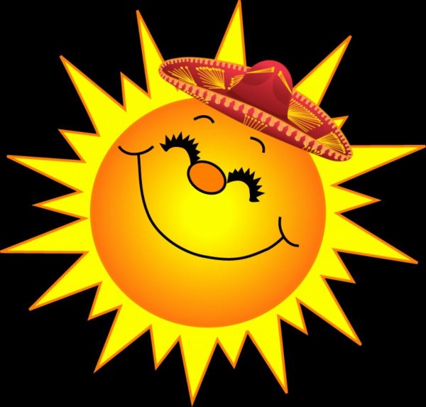 Прикольное солнышко