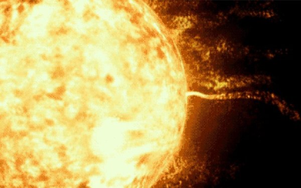 Солнце в космосе