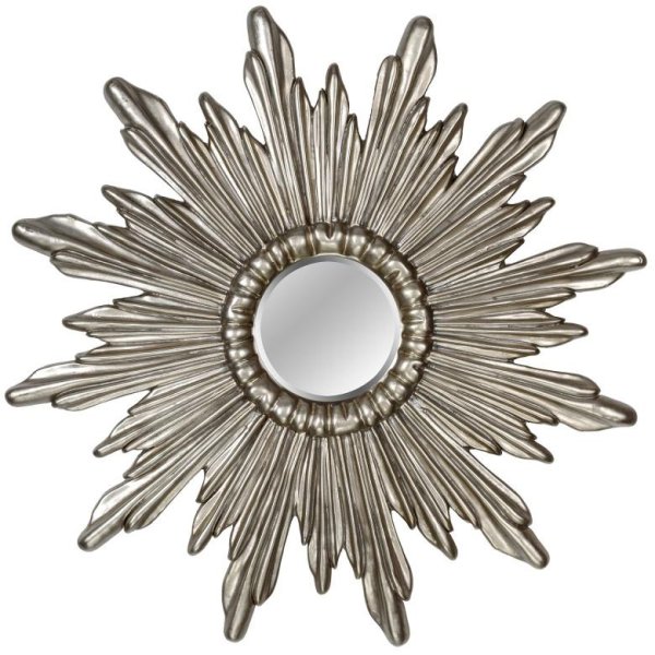 Зеркало серебряное солнце