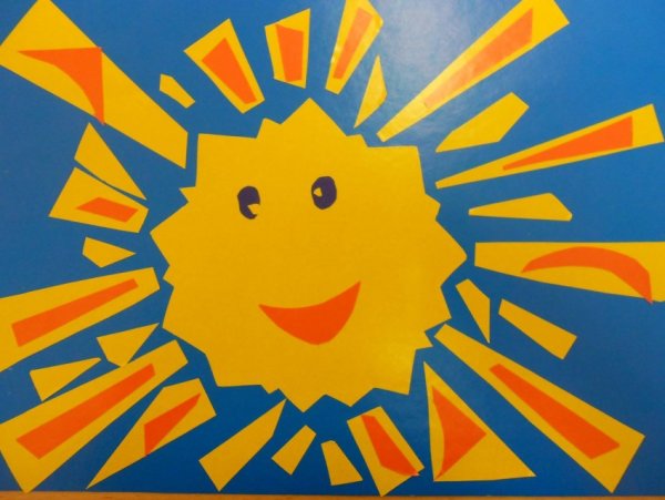 Аппликация солнышко
