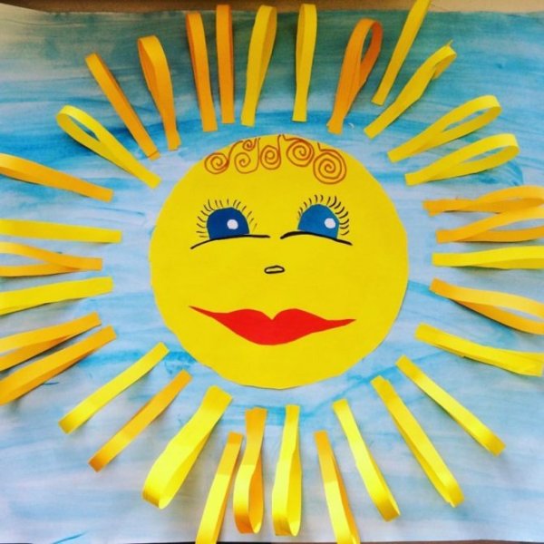 Аппликация из ладошек