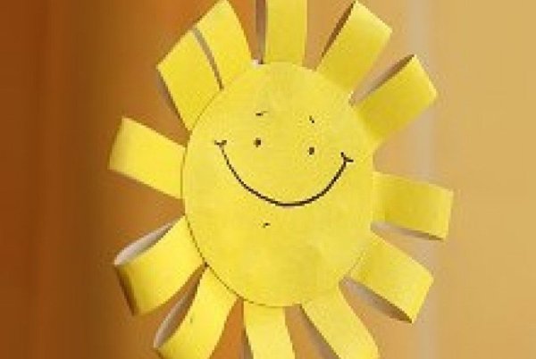 Поделки для детей солнышко