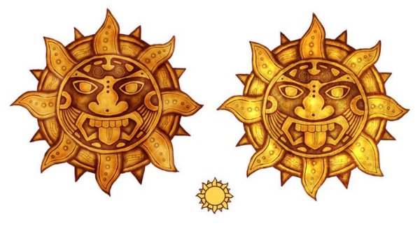 Символ солнца ацтеков