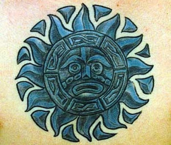 Бог солнца тату