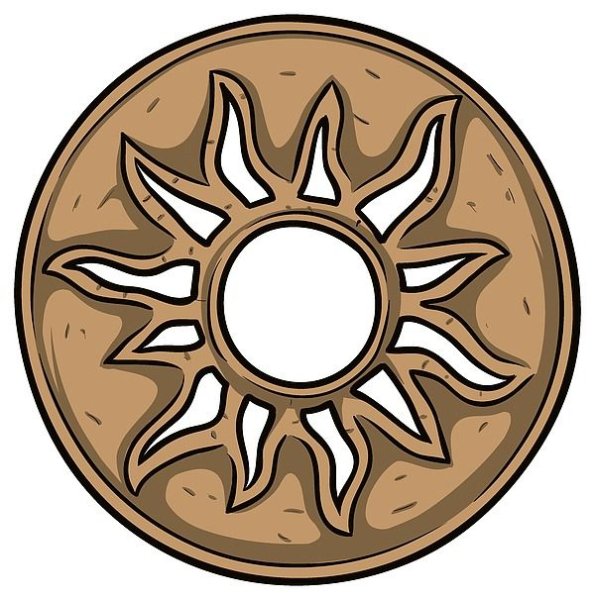 Солнце ацтеков вектор