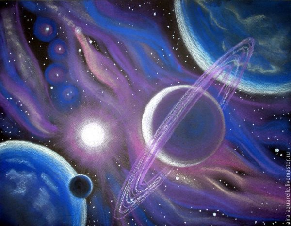 Комета в космосе