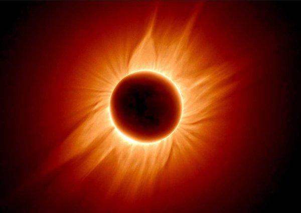 Солнечное затмение корона