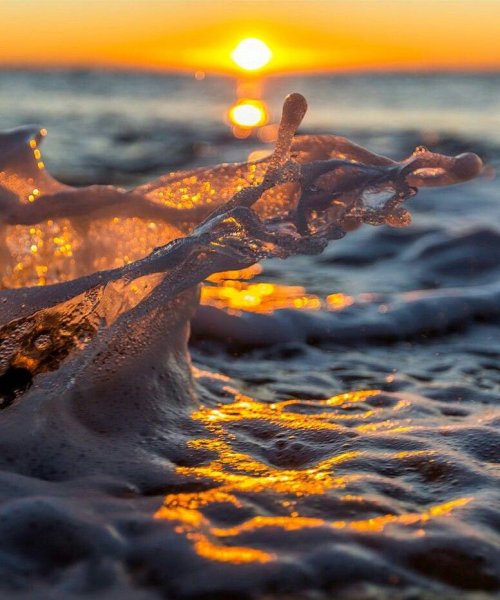 Море Прибой солнечные блики