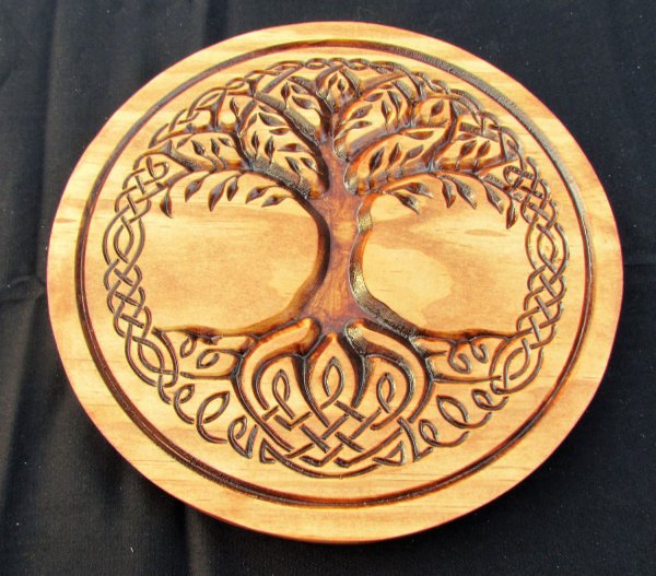 Резьба по дереву дерево жизни