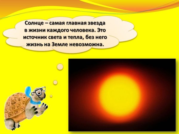 Солнце источник жизни на земле