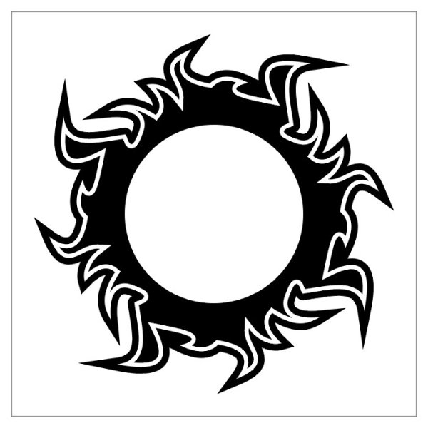 Татуировка солнце эскиз
