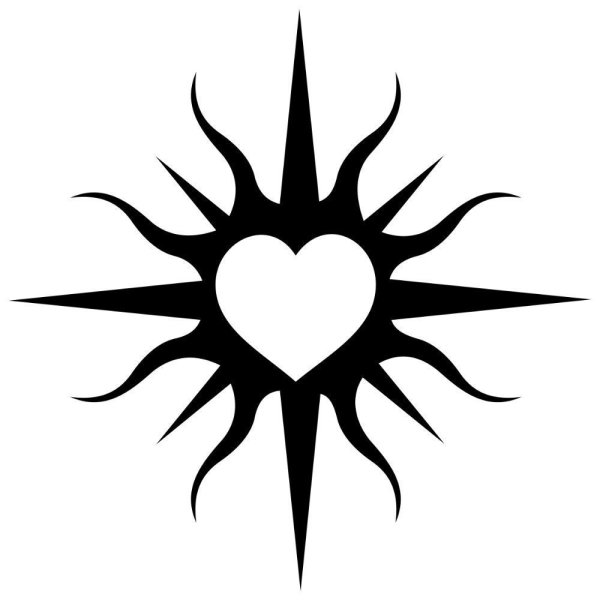 Тату солнце эскизы простые