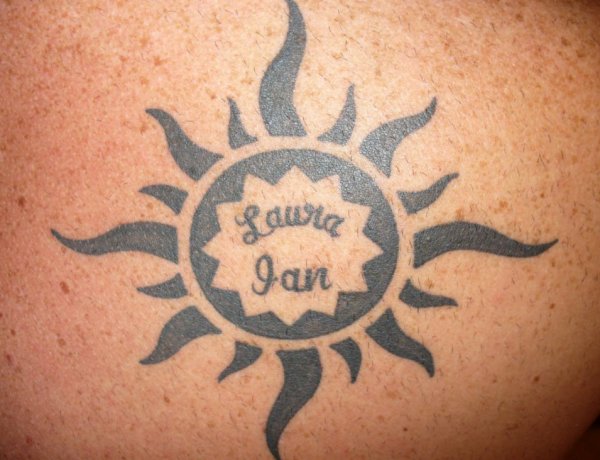 Тату солнце