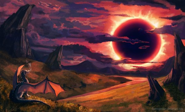 Затмение фэнтези арт