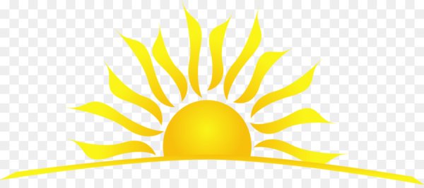 Половина солнца без фона