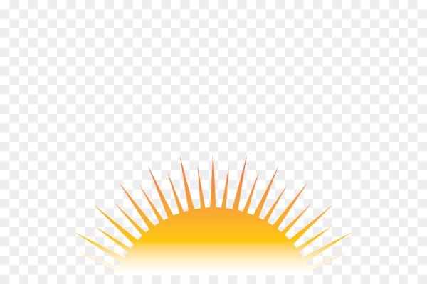 Восходящее солнце вектор