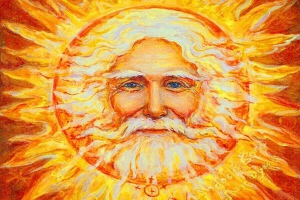 Теплое яркое солнце