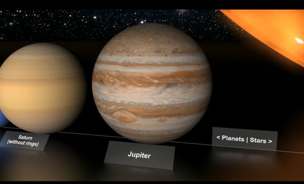 Юпитер и солнце сравнение размеров