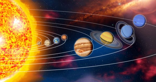 Солнце и планеты солнечной системы