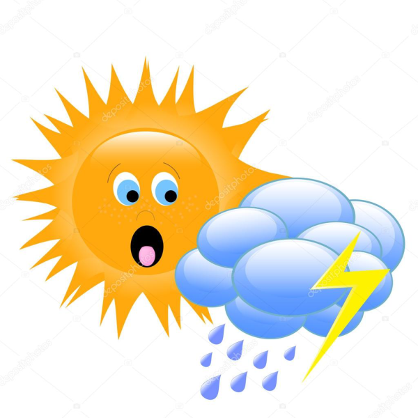 Солнышко и тучка