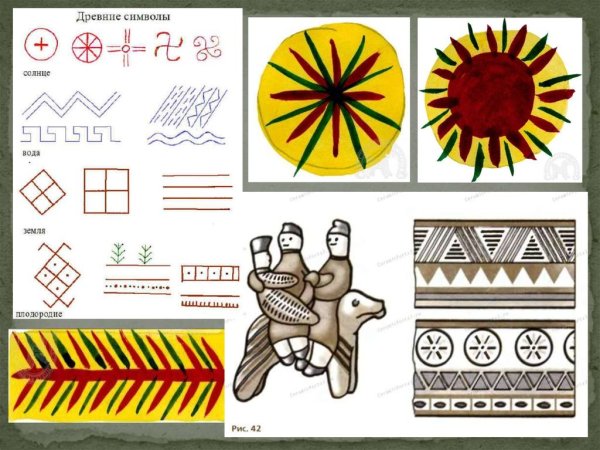 Солярный знак солнца с землей