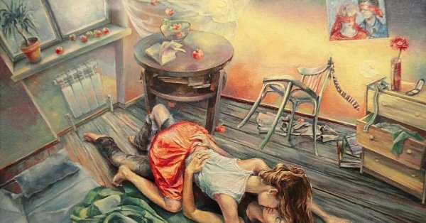 Человек в лучах солнца