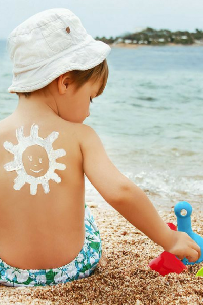 Защита от солнца для детей на море