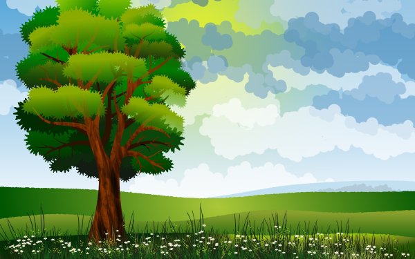 Мультяшные деревья