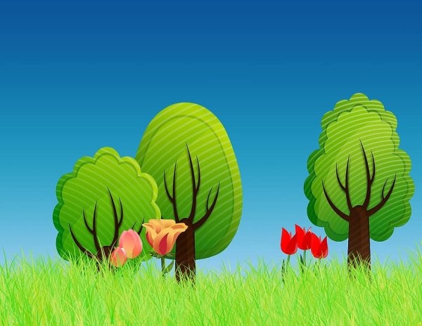 Весна солнце