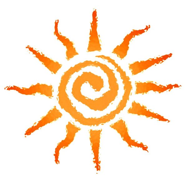 Символическое изображение солнца