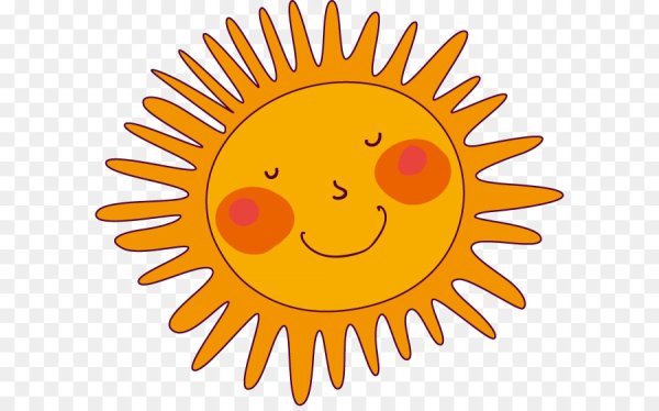 Солнце мультяшное