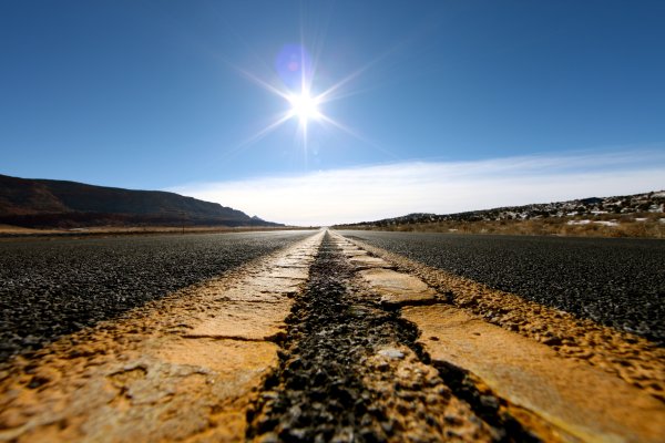 Дорога Восход солнца