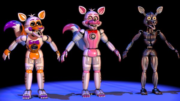 ФНАФ 6 фантайм Фокси