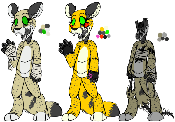 ФНАФ АНИМАТРОНИК гиена